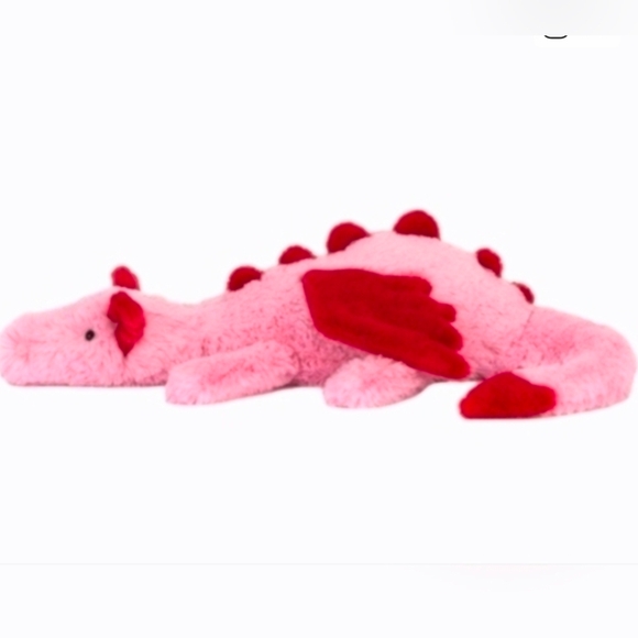 Jellycat Heart Dragon 4.7x5.5x19.7" Soft & Plush BNWT Authentic - Picture 4 of 6